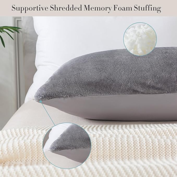 WhatsBedding Memory Foam Body Pillow - Image 4