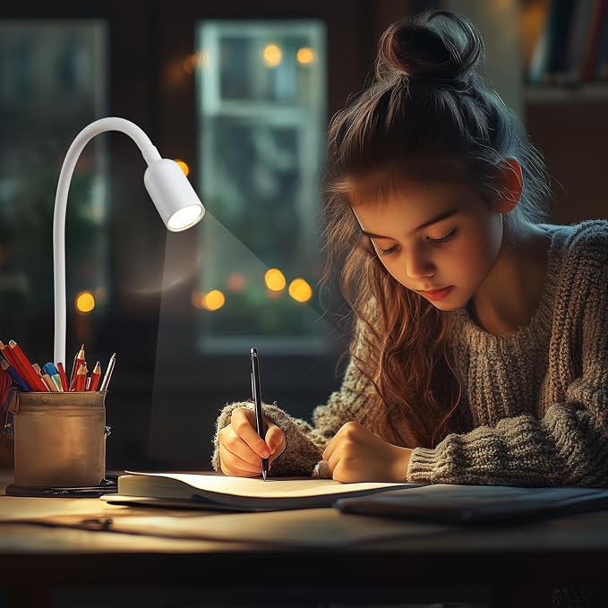 DAMI LED Reading Lights for Bed Headboard, Clip on Spotlight Lamp for Desk - Image 6