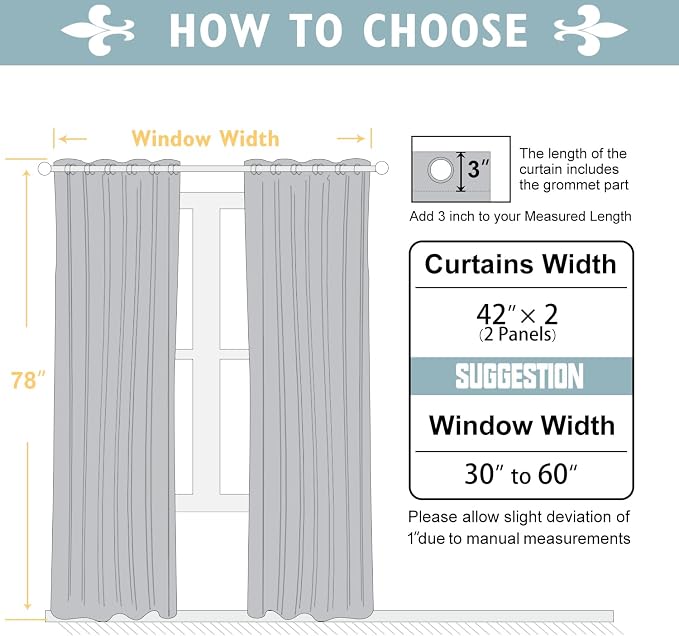 ChrisDowa White 100% Blackout Curtains - Image 6