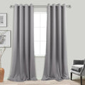 KOUFALL 108 Inch Room Darkening Curtains, 9FT Grommet Drapes by KOUFALL