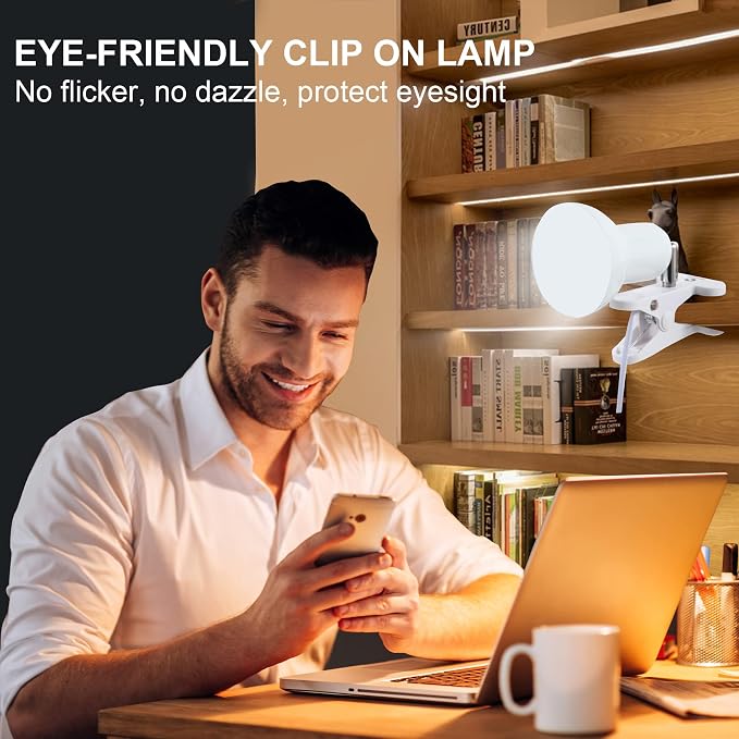 RONG&LAN LED Metal Clip On Light Clip on Lamp - Image 2