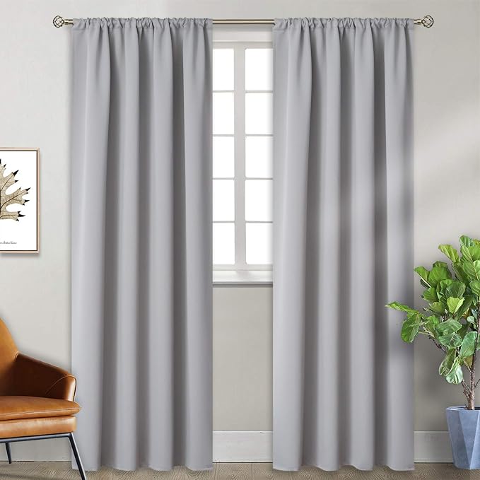 BGment Rod Pocket Blackout Curtains by BGment