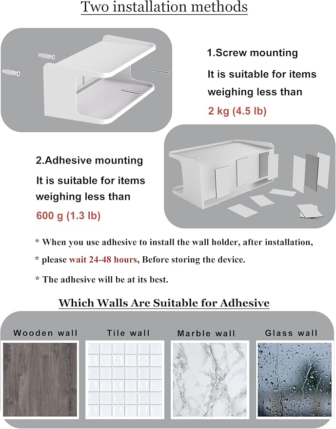 Bedside Wall Shelf Organizer, Small Bedside Shelf, | Wall Mount - Image 6