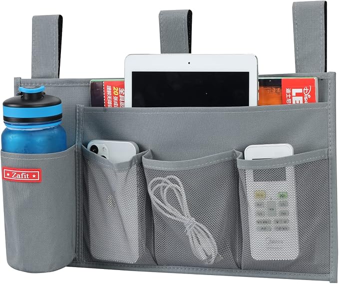 Zafit Hanging Bedside Caddy, Bedside Storage Organizer by ZAFIT