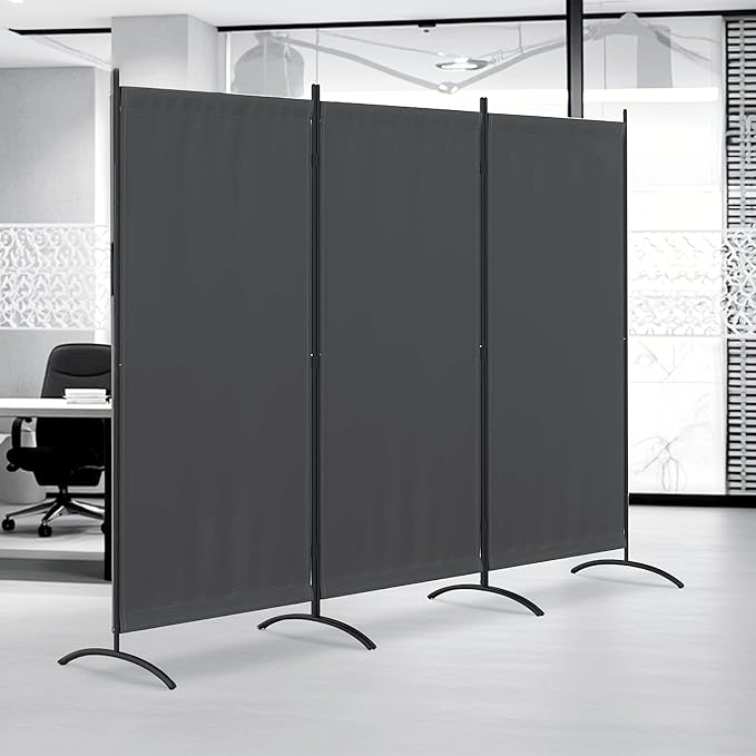 3 Panel Room Divider 6 Ft Folding Screen Room Dividers by Kecreque