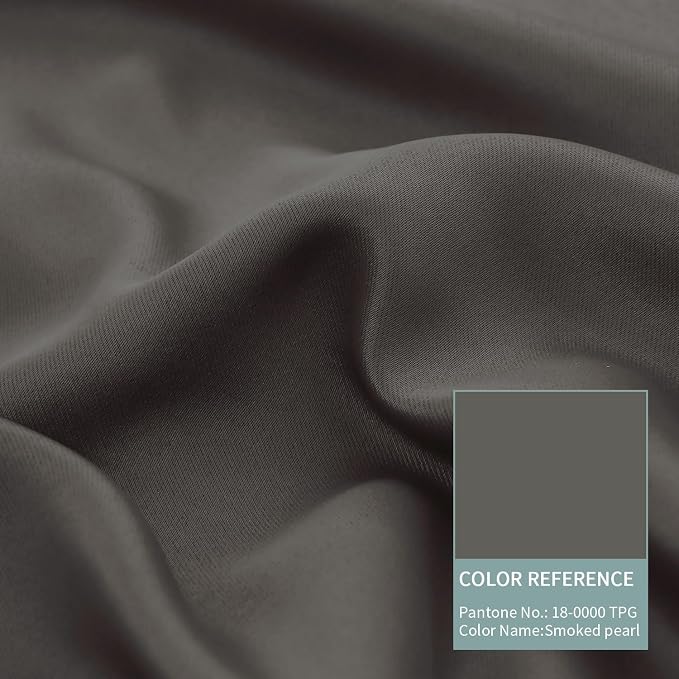 BGment Grey Blackout Curtains for Bedroom - Image 7