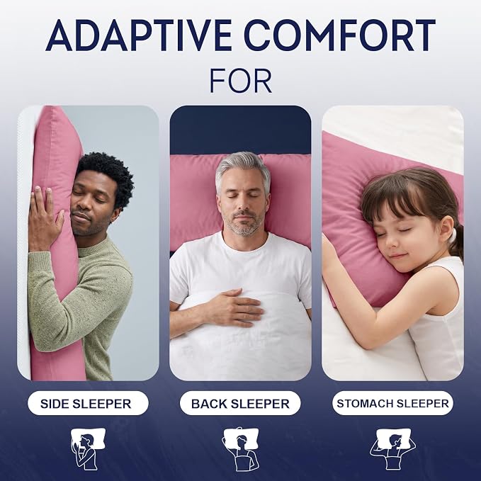 DOWNCOOL Large Body Pillow Insert- Breathable Full Body Pillow - Image 5