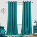 KOUFALL Teal Blackout Curtains 108 Inches Long, 9FT Ceiling to Floor Curtains by KOUFALL
