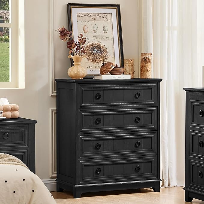 Joaxswe Farmhouse 4 Drawer Dresser by Joaxswe
