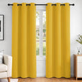 Deconovo Blackout Curtains for Bedroom and Living Room 90 Inches Long | Black by Unknown
