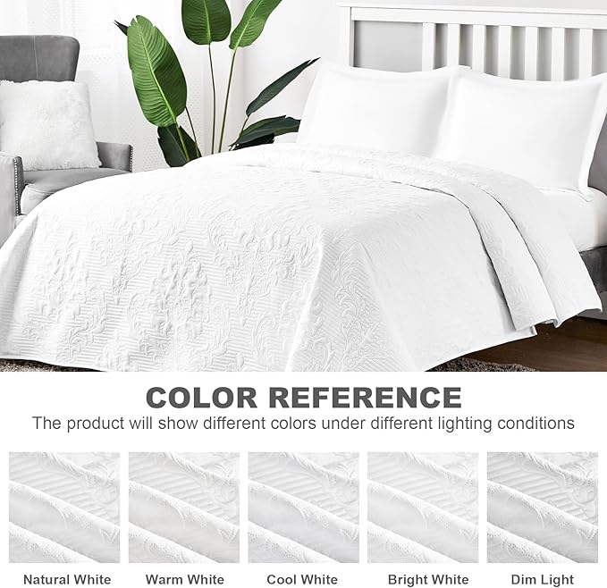 Hansleep White Quilt Twin Size - Image 6