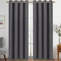 Diraysid Gray Grommet Blackout Curtains by Diraysid%2C+refresh+your+life