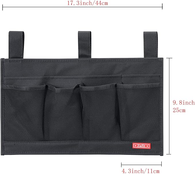 Zafit Hanging Bedside Caddy, Bedside Storage Organizer - Image 4
