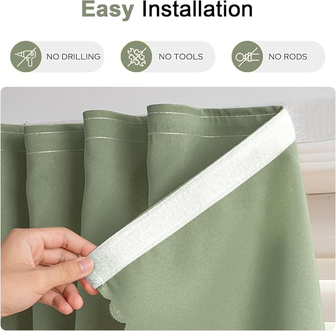 Magic Tape Blackout Curtains - Image 7