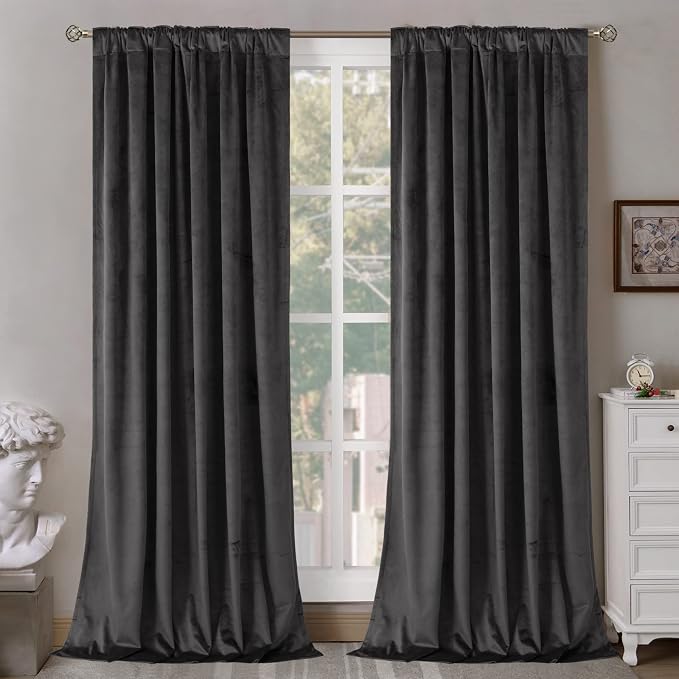 BGment Velvet Blackout Curtains - Image 2