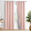 XWZO 100% Blackout Curtains 2 Panels by XWZO