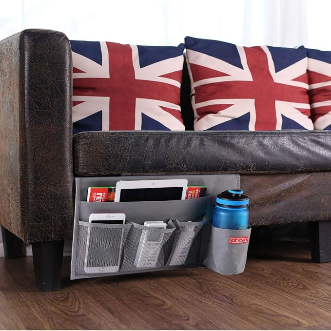 Zafit 5 Pockets Bedside Caddy, Bedside Storage Organizer - Image 7