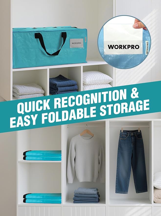 WORKPRO 1 Pack Extra Large Moving Bags - Image 7