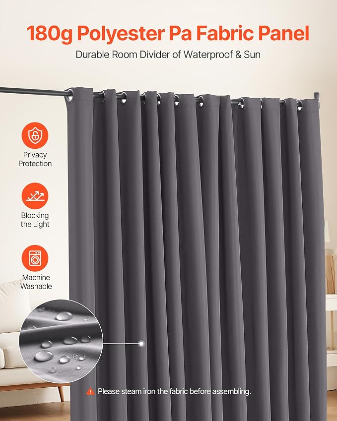 VEVOR Room Divider, Portable Panel Room Divider - Image 3