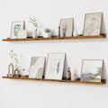 Fun Memories Picture Ledge Shelf, 48 Inch Floating Shelves Set of 2, Large by FunMemories