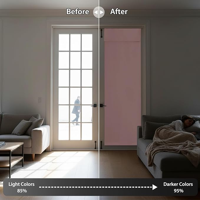 RYB HOME Blackout Curtain Privacy Window Drape - Image 5