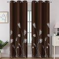 Brown Blackout Curtains for Living Room 84 Inch Length 2 Panels Set, Room by ESTELARTEXTILER