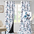 H.VERSAILTEX 100% Blackout Curtains 108 inch Length 2 Panels Set Cattleya by HVERSAILTEX