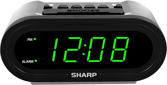 Sharp AccuSet Self-Setting Alarm Clock by SHARP