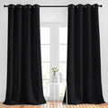 NICETOWN Black Out 108 inch Curtains by NICETOWN