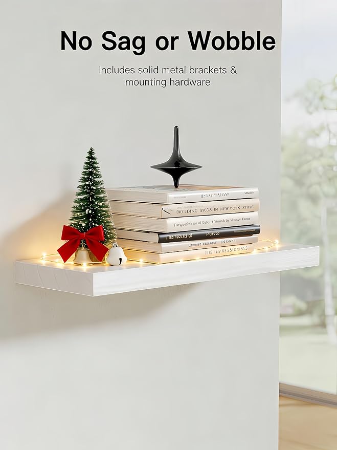 Amada Paulownia Wood Floating Shelves - Image 4
