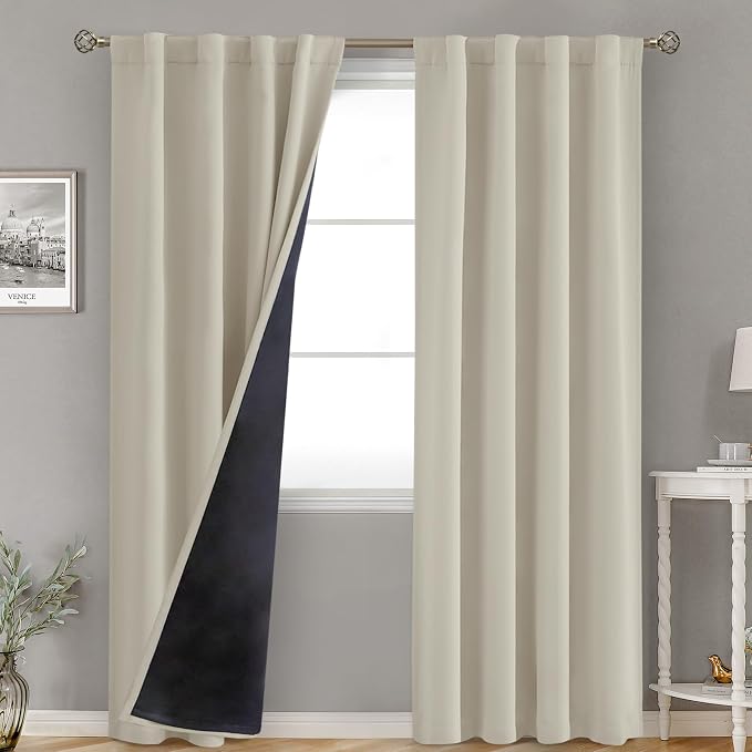 BGment Cashmere Blackout Curtains by BGment