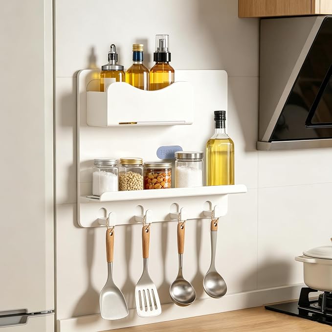 Bedside Shelf Wall Mount, Adhesive Bedside Shelf Accessories Organizer - Image 7