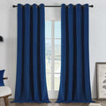 Joydeco 100% Blackout Curtains Velvet Black Out Curtain 96 Inch Drapes | by JOYDECO