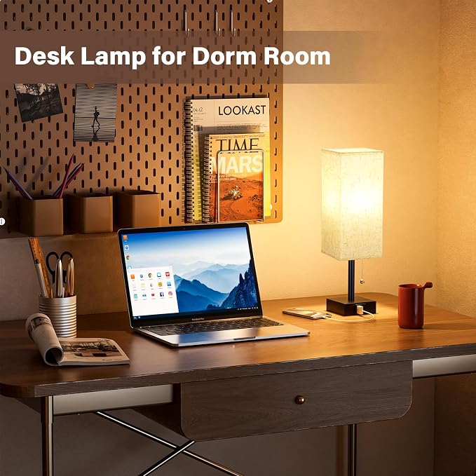 Bedside Lamps for Bedroom Set of 2 - Image 4