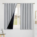 BGment 100% Blackout Curtains 48 Inches Long, RV Curtains by BGment