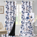 H.VERSAILTEX 100% Blackout Curtains 108 inch Length 2 Panels Set Cattleya by HVERSAILTEX