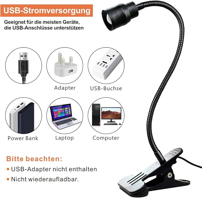 YMCRLUX Zoomable LED Reading Lights - Image 6