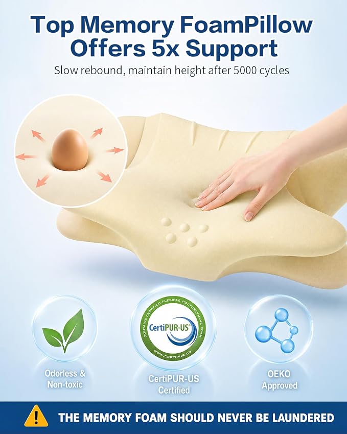 Cervical Neck Pillow for Pain Relief - Image 6