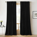 RYB HOME Velvet Curtains 120 inches by RYBHOME