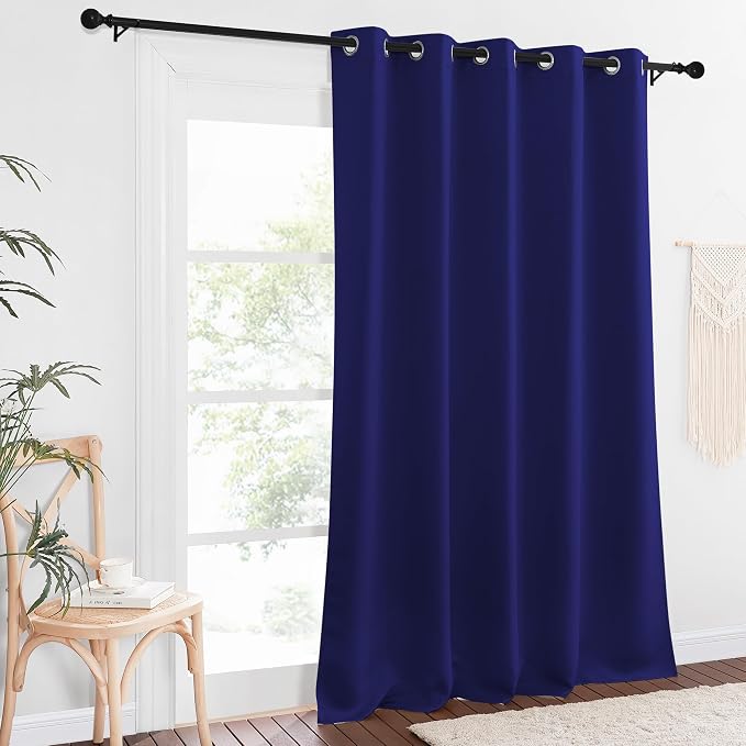 NICETOWN Sliding Door Window Treatment Blackout Patio Door Curtain Panels - Image 8