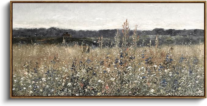 InSimSea Extra Large Framed Vintage Wall Art, Living Room Country Farmhouse by InSimSeaArt