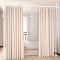 Room Divider, Tension Curtain Rod No Drilling, 4-10ft 28-70inch Wall Divider by homefurnishing