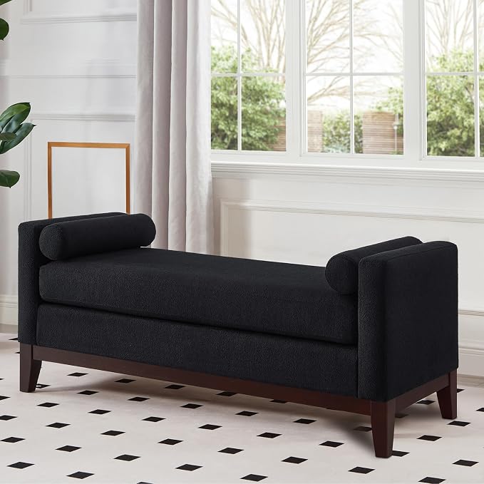 51" Full Size End of Bed Bench for Bedroom Living Room - Image 6