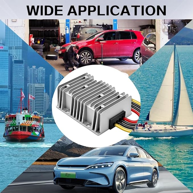 DC/DC Converter 12V Step Up to 24V, Boost Converter 20A 480W Voltage Regulator, 24Volt Transformer, Power Supply Module Boost Transformer for Car Truck Vehicle Boat