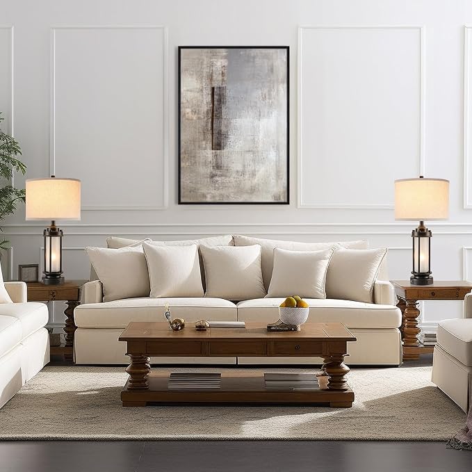 AIEAMPDO 25'' Set of 2 Modern Table Lamps - Image 4