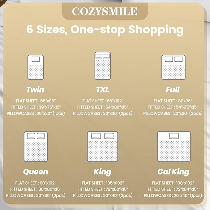 Full Sheet Set - 4 Piece Silky Ultra Soft Breathable Bed Sheet Set, 16" Deep Pocket for Mattress,Hotel Luxury Clearance Full Size Sheet Sets & Wrinkle Free,Easy Care Cooling Bedding Sheets（White）