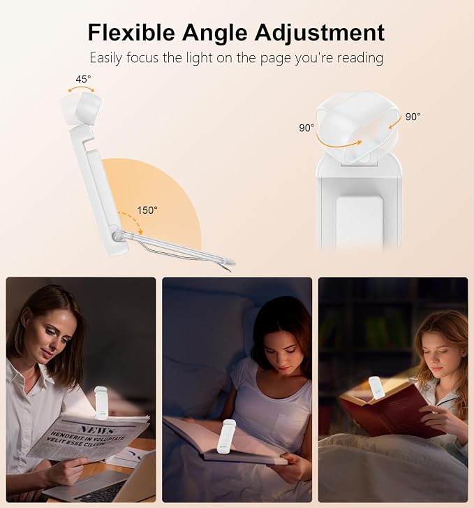 Gritin Reading Light, Rechargeable Book Light - Image 5