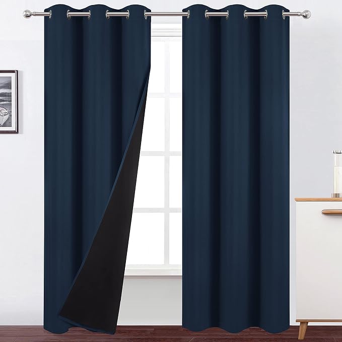 100% Blackout Curtains 84 Inch - Image 2