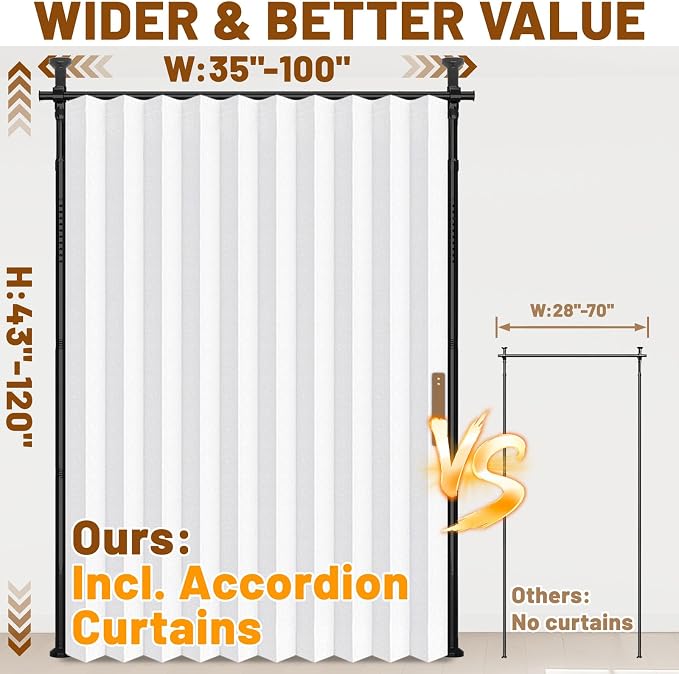 AJAZZ Privacy Curtains for Room Divider - Image 2