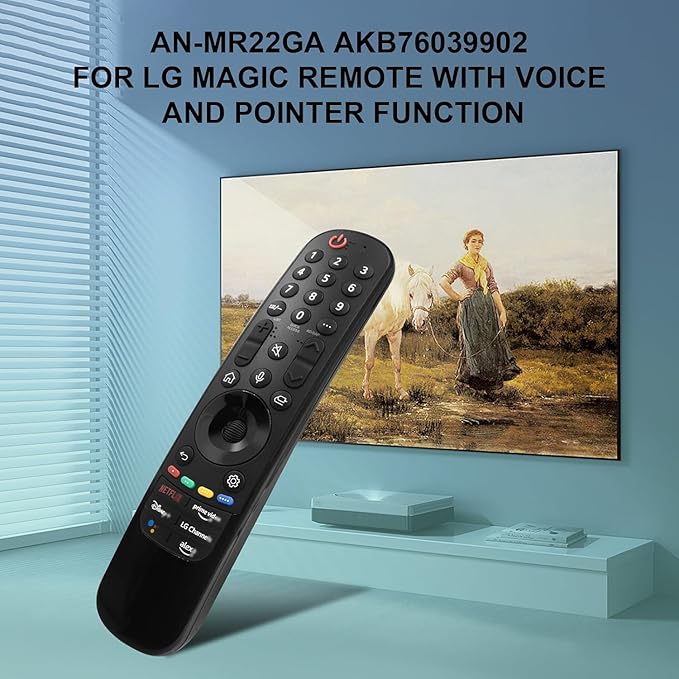 Magic Remote for LG Smart TV Remote Control,for LG TV Remotes AN-MR24GA/23GA/22GA/21GA with Pointer and Voice Function,Replacement for 2019-2024 UHD QNED NanoCell MiniLED OLED C4 C3 C2 C1 G4 Smart TVs